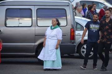 Procesión religiosa por el Valle de Jinámar-Telde (Foto F.J. Santana)